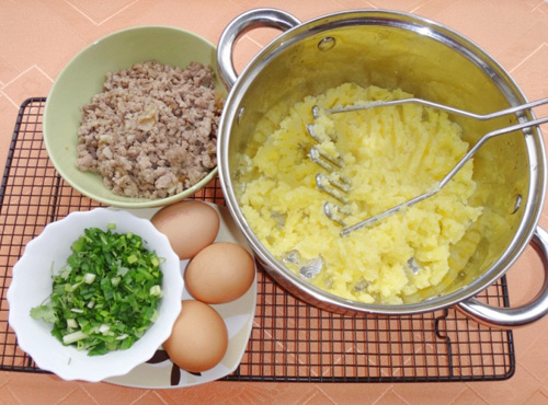 Món ăn ngon, Khoai tây nghiền trứng thịt, Cách làm khoai tây nghiền trứng thịt