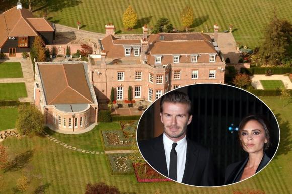 Beckham, David Beckham, nhà của Beckham, bất động sản của Beckham, biệt thự của Beckham, Beckham có bao nhiêu biệt thự