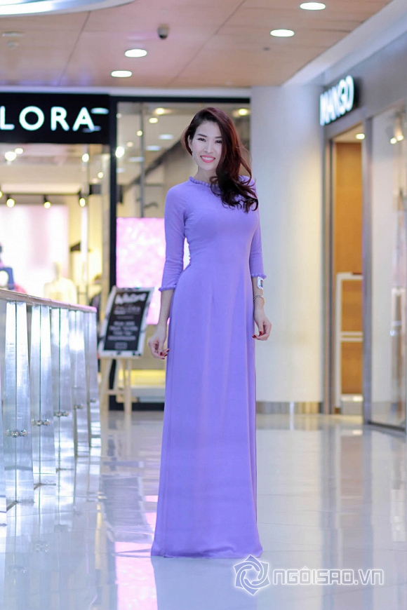 Hoa hậu Diễm Kyly, Hoa hậu Diễm Kyly đẹp trong tà áo dài, Diem kyly, cuu nguoi mau diem kyly, Ung thư không phải là chấm hết