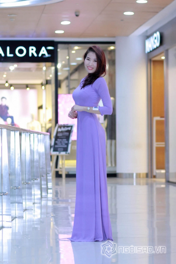 Hoa hậu Diễm Kyly, Hoa hậu Diễm Kyly đẹp trong tà áo dài, Diem kyly, cuu nguoi mau diem kyly, Ung thư không phải là chấm hết