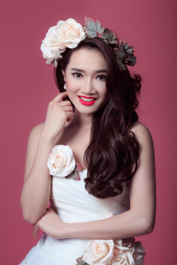 Nhã Phương, hotgirl bánh giò, Nhã Phương đẹp tinh khôi, Nhã Phương diện váy cưới, Tuổi thanh xuân