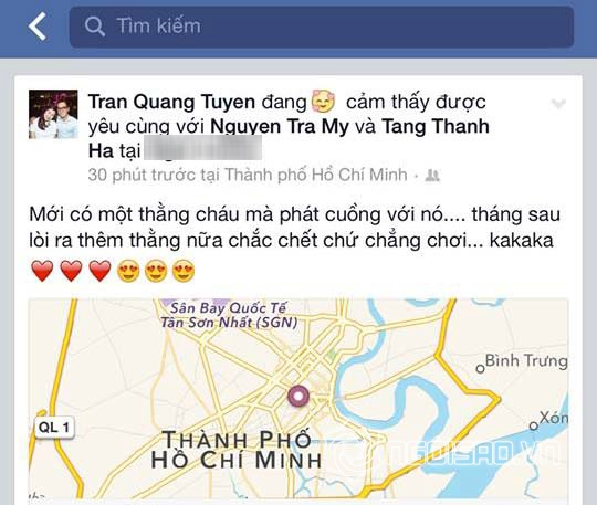 Hà Tăng, Hà Tăng đã sinh quý tử, Hà Tăng đã sinh con, con trai Hà Tăng