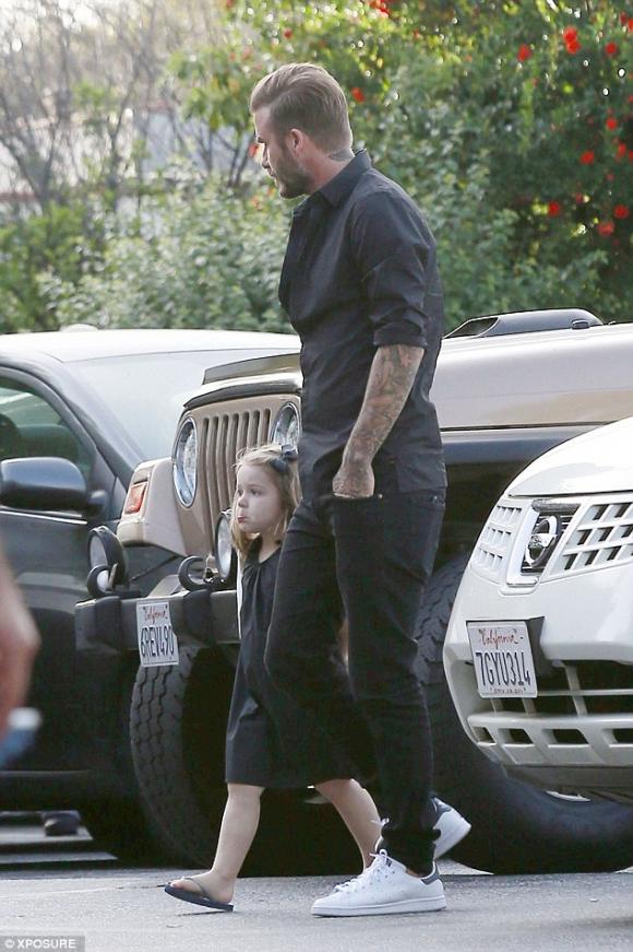Harper, Harper bĩu môi, con gái Beckham, David Beckham, Victoria Beckham