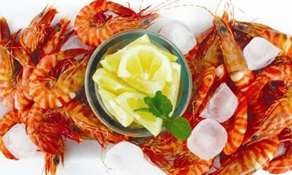 đầu tôm, ăn tôm, ăn sai