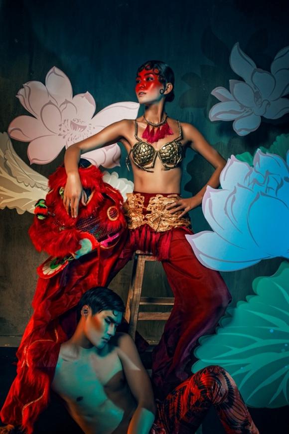 Mâu Thủy, Quang Hùng, Mâu Thủy Quang Hùng, quán quân Vietnam's Next Top Model, nghệ thuật tuồng cổ, Mâu Thủy, Quang Hùng kết hợp