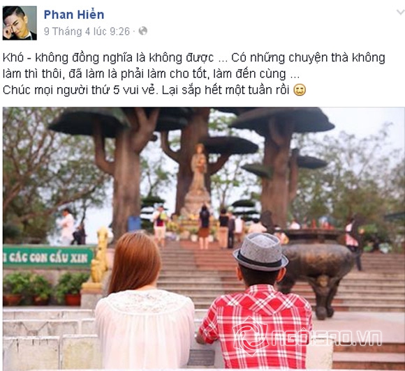 Phan Hiển,Phan Hiển và Khánh Thi,Phan Hiển vui tươi bên con trai Tim