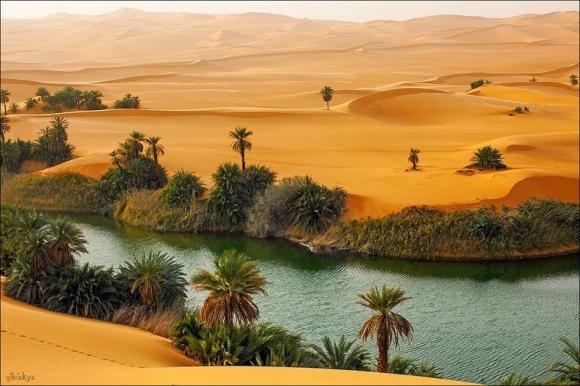 Hồ Awbari, Địa danh du lịch, sa mạc Sahara