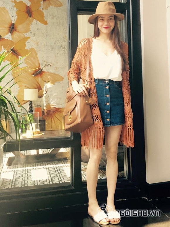 Hà Hồ, Hồ Ngọc Hà, Hà Hồ thời trang, Hà Hồ lộ chân tong teo, Hà Hồ chân khẳng khiu