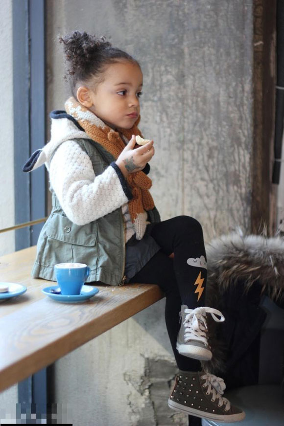 mẫu nhí London Scout,London Scout,mẫu nhí 3 tuổi,gu thời trang của London Scout