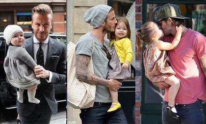david beckham, Harper Seven Beckham ,Harper, con gái beck-vic, con gái David Beckham