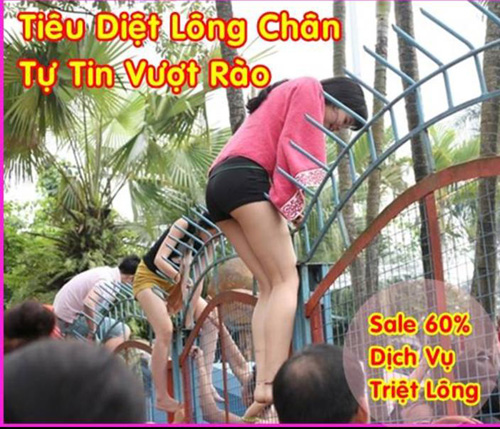 ảnh chế ở công viên nước hồ tây, Công viên nước hồ tây, chen lấn ở công viên nước hồ tây