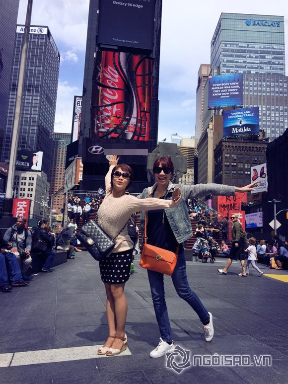Pha Lê và Uyên Linh,Pha Lê và Uyên Linh nhí nhảnh ở New York,nữ ca sĩ Pha Lê
