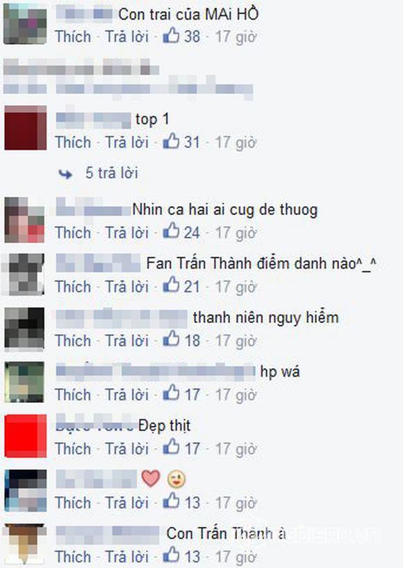 tran thanh, tran thanh va mai ho, con trai mai ho, tran thanh va con trai mai ho, tran thanh va tinh cu