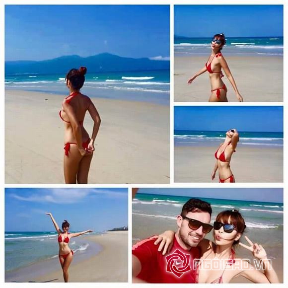 sieu mau ha anh, ha anh, ha anh khoe nhan cuoi, ha anh va ban trai, ha anh mac bikini, ban trai ha anh, ha anh ket hon