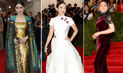 thảm đỏ met gala,Diễn viên Dương Mịch,Dương Mịch thời trang, sao Hoa ngữ, sao hollywood