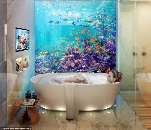 Biệt thự nổi, Biệt thự nổi giữa biển, Biệt thự nổi ở Dubai, Biệt thự, nhà đẹp, tin ngoi sao