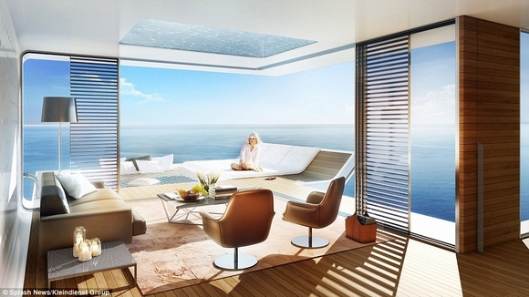 Biệt thự nổi, Biệt thự nổi giữa biển, Biệt thự nổi ở Dubai, Biệt thự, nhà đẹp, tin ngoi sao