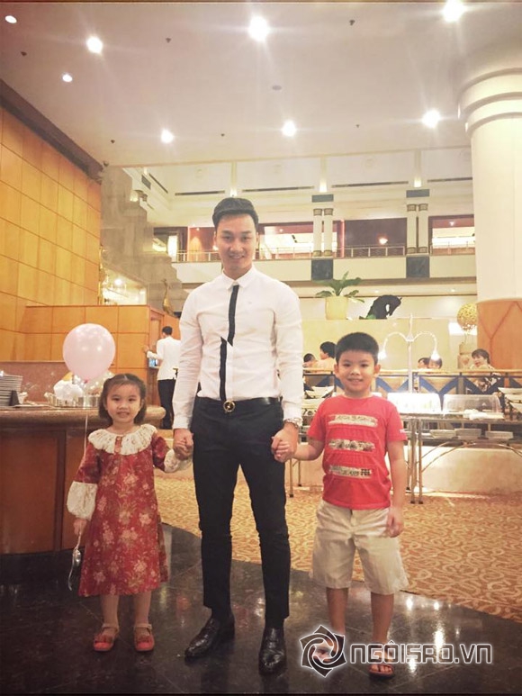 MC Thành Trung,MC Thành Trung đưa con đi dự tiệc,con gái MC Thành Trung