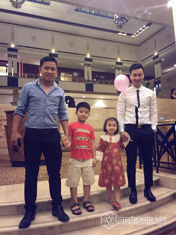 MC Thành Trung,MC Thành Trung đưa con đi dự tiệc,con gái MC Thành Trung