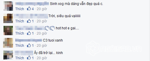 Thu Thủy,Thu Thủy khoe eo thon,Thu Thủy khoe dáng gọn,Thu Thủy lấy lại vóc dáng sau sinh,Thu Thủy sinh con trai