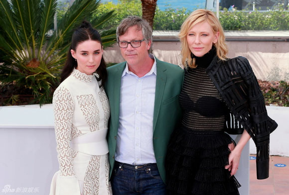 sao nữ sàm sỡ đạo diễn,thảm đỏ Cannes,Cate Blanchett,Rooney Mara,đạo diễn Todd Haynes