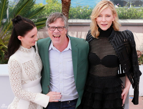 sao nữ sàm sỡ đạo diễn,thảm đỏ Cannes,Cate Blanchett,Rooney Mara,đạo diễn Todd Haynes