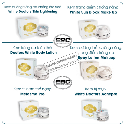 White Doctors, Mỹ phẩm White Doctors, Mỹ phẩm an toàn, Mỹ phẩm chính hãng