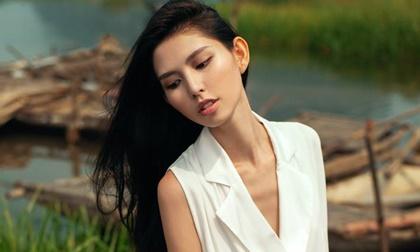 Thùy Dương, người mẫu Thùy Dương, Kate Moss Việt Nam, Thùy Dương khoe vẻ đẹp mong manh, Thùy Dương BST Hè 2015, NTK Lamy
