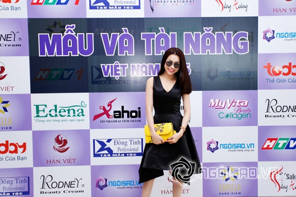 mẫu và tài năng 2015, sao Việt, Xuân Lan, Khánh My, Ngọc Trinh, Phan Thị Mơ, Diễm My 9x, Nguyễn Văn Sơn, mau va tai nang, dàn sao việt tại họp báo cuộc thi mẫu và tài năng