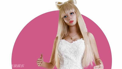 cô gái Nga,Angelica Kenova,Barbie sống,búp bê sống