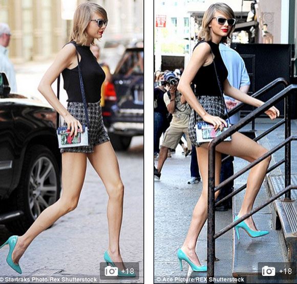 Taylor Swift,Taylor Swift lọt top những phụ nữ quyền lực,Taylor Swift khoe chân dài
