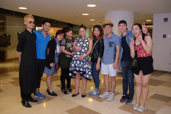Thu Minh, bà bầu Thu Minh, Thu Minh  chia tay ghế nóng, thí sinh Vietnam Idol thăm Thu Minh, Vietnam Idol 2015