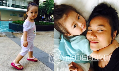 con gái Đoan Trang,Đoan Trang,gia đình Đoan Trang,bé Sol nhà Đoan Trang,bé Sol siêu đáng yêu