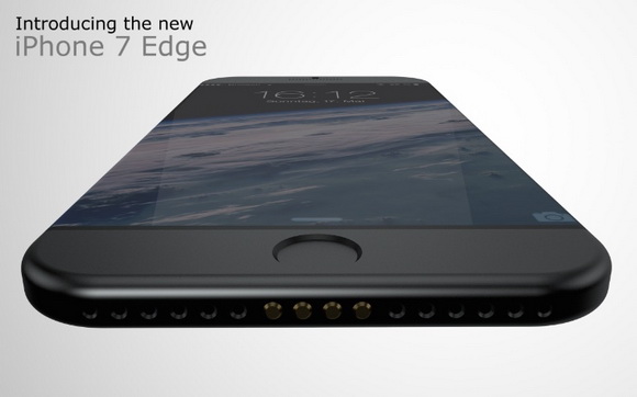 iPhone 7 Edge,iPhone 7 lo thiet ke,thiet ke sieu dep của iPhone 7,apple