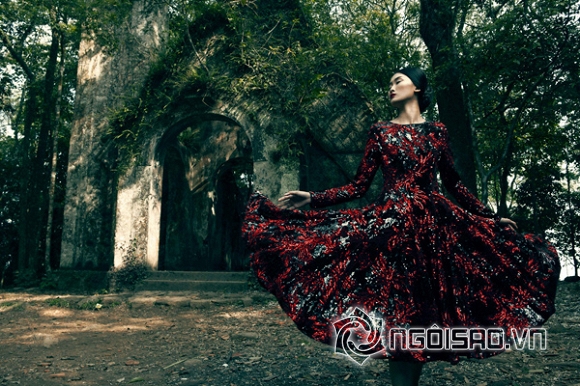 Kim Nhung, siêu mẫu Kim Nhung, Kim Nhung giải triển vọng - siêu mẫu 2013, chân dài một mí, NTK Đỗ Mạnh Cường, trang phục Đỗ Mạnh Cường