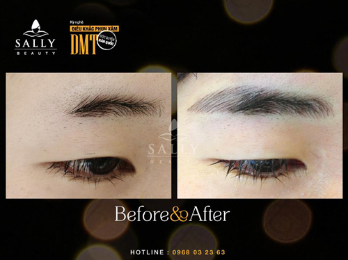 phun-xam-may-16-4-ngoisao 6 Tạo dáng mày ngang, Phun xăm công nghệ cao, Phun xăm thẩm mỹ, Xăm mày, Xăm môi, Sally Beauty Việt Nam