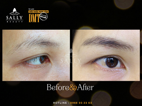 phun-xam-may-16-8-ngoisao 2 Tạo dáng mày ngang, Phun xăm công nghệ cao, Phun xăm thẩm mỹ, Xăm mày, Xăm môi, Sally Beauty Việt Nam