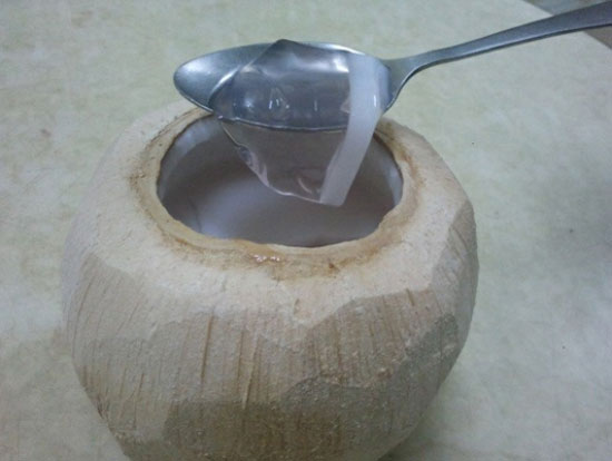 thạch dừa xiêm,cách làm thạch dừa,thạch dừa xiêm ngọt mát,món ăn mùa hè
