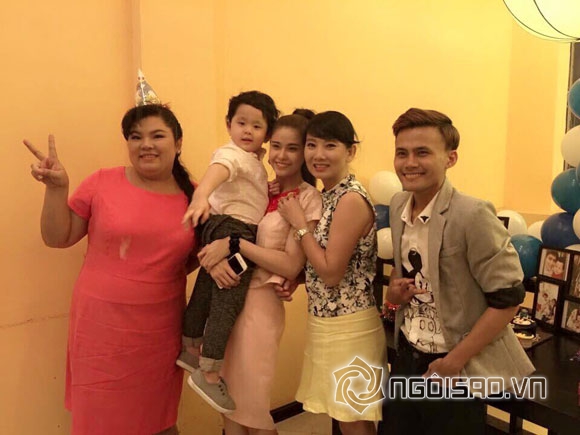 vợ chồng Trương Quỳnh Anh,Tim,Trương Quỳnh Anh tổ chức sinh nhật cho con,Sushi