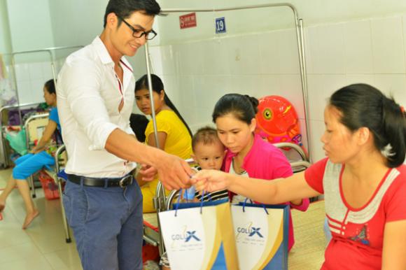 Siêu mẫu Võ Minh Thành, vo minh thanh, sao lam tu thien, nhân ngày 1/6,  quỹ “Chắp Cánh Vươn Xa”, Nguyễn Lâm