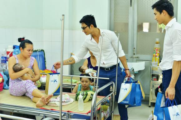 Siêu mẫu Võ Minh Thành, vo minh thanh, sao lam tu thien, nhân ngày 1/6,  quỹ “Chắp Cánh Vươn Xa”, Nguyễn Lâm
