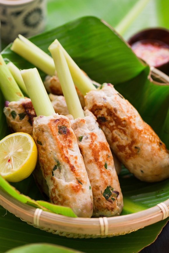 Chả gà bao xả, món ngon, nấu ăn, vào bếp, nội trợ, tin ngôi sao