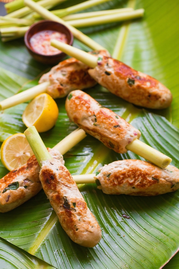 Chả gà bao xả, món ngon, nấu ăn, vào bếp, nội trợ, tin ngôi sao