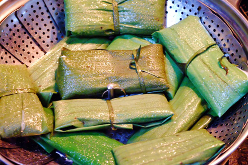 bánh bột lọc nhân tôm thịt,cách làm bánh bột lọc,món ăn vặt ngon,món ăn với tôm thịt