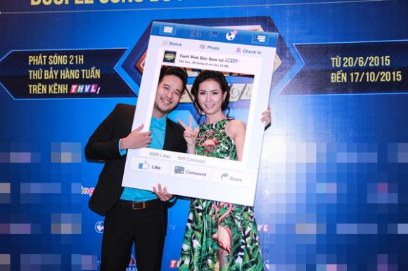 Phan Thị Mơ, Top 5 hoa hậu Việt Nam 2012, chồng hụt Ngọc Lan thân thiết bên Phan Thị Mơ, gameshow Tuyệt đỉnh giác quan