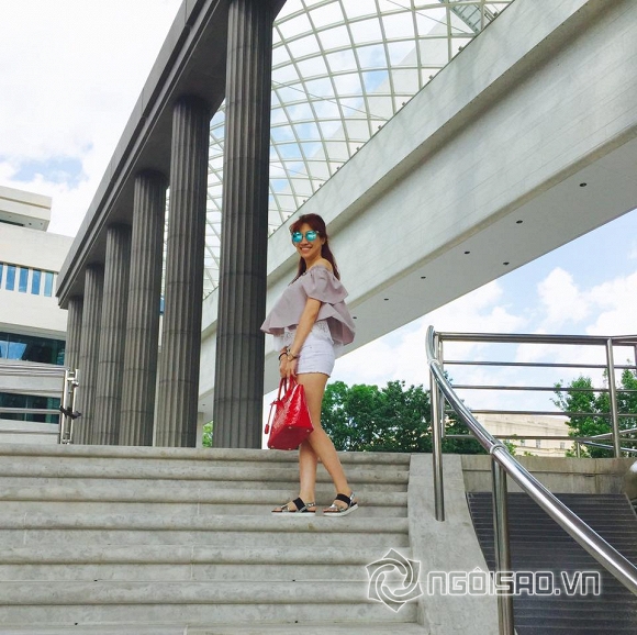 Pha Lê, Pha Lê xuất ngoại, Pha Lê tạo dáng, Pha Lê cười tít mắt, Pha Lê ở trời Tây, tin ngôi sao, tin ngoi sao