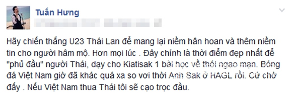 Tuấn Hưng cạo trọc đầu,Tuấn Hưng,báo chí Thái thách thức Tuấn Hưng,cư dân mạng chế ảnh Tuấn Hưng