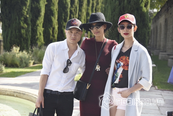 La Vie En Rose, show đỗ mạnh cường tại Mỹ, âu đài cổ có hơn 100 năm trên ngọn đồi của thành phố Beverly Hills, diễn tập trươc show thời trang đỗ mạnh cường, đỗ mạnh cường