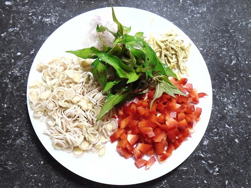 ngao xào sả ớt,cách làm ngao xào sả ớt,ngao xào ngon đậm đà,chế biến ngao xào sả ớt
