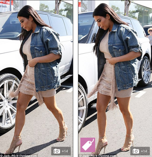 Kim Kardashian,Kim Kardashian mặc váy tua rua,Kim Kardashian mang thai lần thư hai